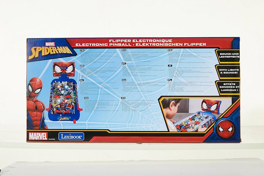スパイダーマン　electronic Amazon.com: LEXiBOOK Marvel Spider-Man, Table Electronic